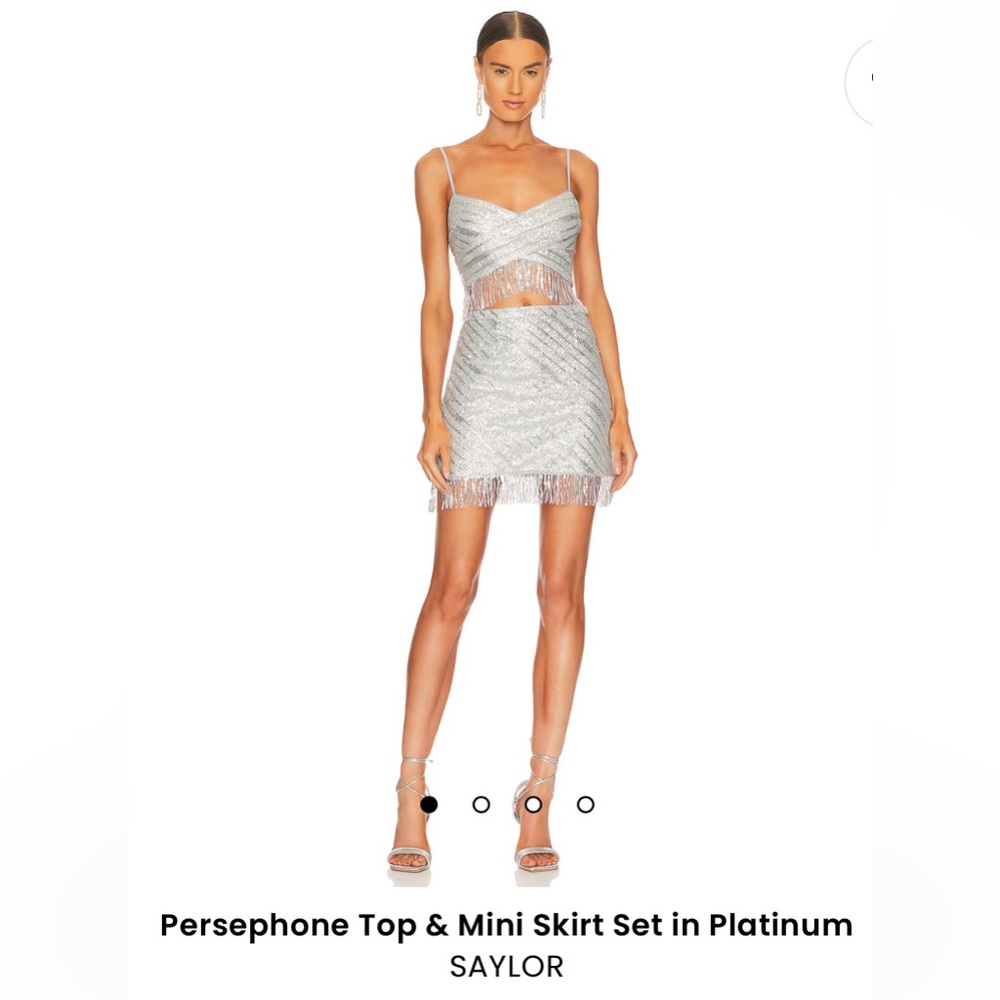 Persephone two piece silver set. Size large, worn once!